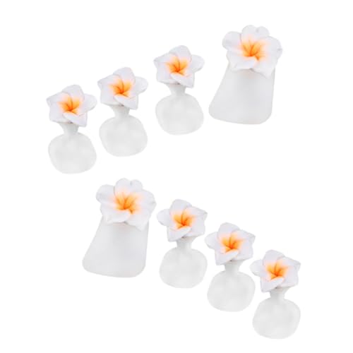 FRCOLOR 8Pcs Soft Silicone Toe Separators for Nail Polish Application Comfortable Toe Spacers for Home and Salon Use Finger Dividers for Manicurists and Foot Care Professionals
