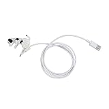 Interfaz: Micro USB, tipo C Nuevo 2023 C lindo cable pequeño tipo de juguete micro teléfono inteligente línea perro datos cachorro cable de carga y cargador cables de carga para teléfonos Android C, White, Talla única