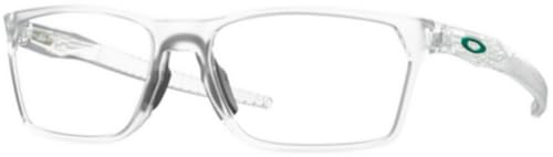 Oakley OX8032 - Juego de lentes OX 8032 HEX JECTOR 803209 mate transparente/demo y correa roja grande. Kit de accesorios