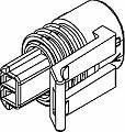 Automotive Connectors 2P FM BLK CON ASSY 150.2 SERIES (1 piece)