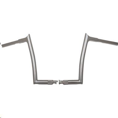 Fat Baggers Inc 908012 1-1/4in. EZ Install Pointed Top Handlebars - Chrome