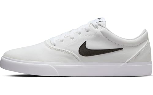 NIKE Herren Charge CNVS Sneaker, White/Black-White-Gum Light Brown, 46 EU