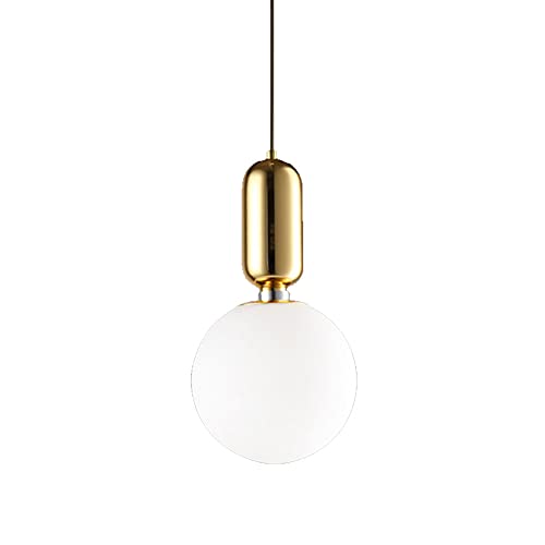 Suspension LED en verre Nordic pour bar et bureau