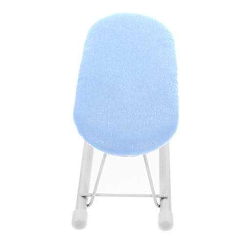 GLEAVI Folding Ironing Table Compact Small Ironing Board with Stable Bracket and Sleeve Rack Heat Resistant Design for Shirts Pants Skirts and Garment Steamer Use Easy Storage and