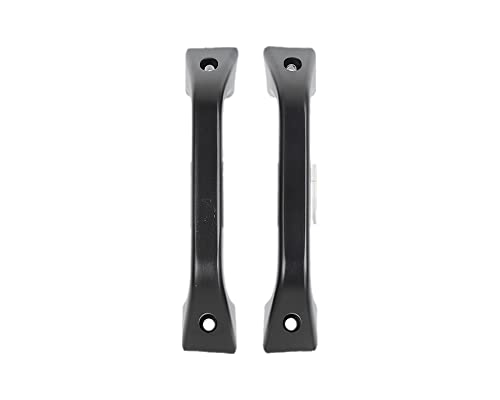 Boruien Interior Moulding For Ford F150 2015-2020 Rear Seat Grab Handle Bar Decoration Cover Trim (Black) #TOP1