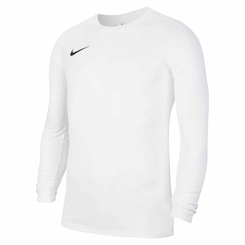 Image of NIKE BV6706-100 Dri-FIT Park VII T-shirt Men's WHITE/BLACK Size S