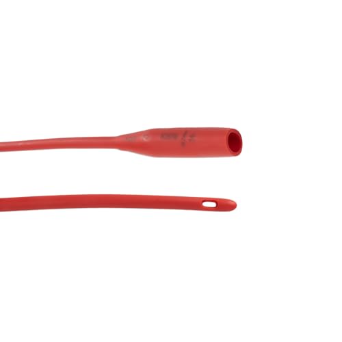 5 Pack, Pet Feeding Tube with Funnel End, for Puppies, Kittens, & Pet Nursing, 14 FR, 16” Length, Red Rubber Feeding Tube with Smooth Tip, Non-Sterile - Thumbnail 5