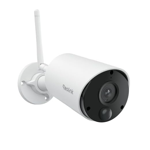 Reolink Akku Überwachungskamera Argus Eco WLAN IP Kamera für Aussen, Kabellos, 1080p HD, mit SD-Kartenslot, PIR-Bewegungsmelder, 2,4Ghz WLAN, IR-Nachtsicht, 2-Wege-Audio