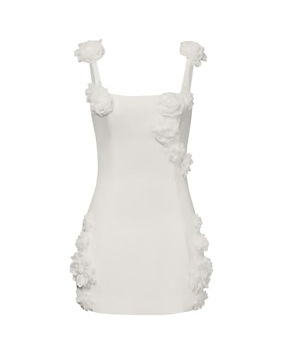 Image of JW PEI Women's Elaina Rosette Applique Mini Dress