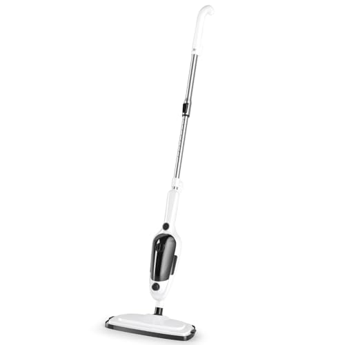 11-in-1 Steam Mop, Steam Cleaner for Home with 15.2 OZ Water Tank & 23FT Power Cord, Detachable Steam Mops for Floor Cleaning MultiPurpose Steamer for Hardwood, Tile, Furniture with 11 Accessories