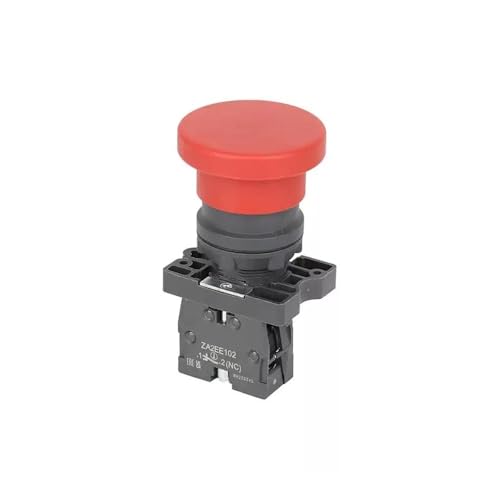 Bouton champignon électrique XA2EC21 noir pour commande industrielle