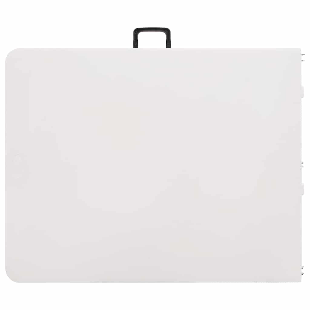Składany stół kempingowy HDPE 180 x 72 x 72 cm Biały
