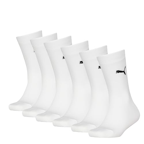 PUMA Unisex Kids Easy Rider Classic Sock, White-New, 39/42 (5er...