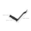 2pcs Boat Trailer Winch Handle Replacement - Manual Crank with Ergonomic Grip Heavy Duty Hand Winch for Marine and Car Trailers