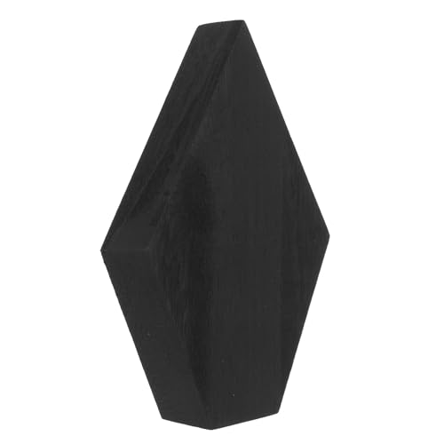ANDRESLAD Maceta Colgante de Pared de Madera Negra Estilo Granja, Jardinera Rústica para Plantas Artificiales y Flores Secas, Macetero Vertical para Decoración de Interiores en Sala