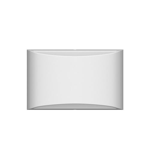 Aipsun Indoor Aluminum Modern LED Wall Sconce Hardwired Interior Wall Lights Set of 2 Up and Down Wall Mount Light for Living Room Bedroom Hallway Corridor Cool White 6000K(with G9 Bulbs)