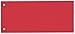 Produktbild bene Trennstreifen, Karton, 180 g/m², gelocht, 24 x 10 cm, rot (100 Stück), Sie erhalten 1 Packung á 100 Stück