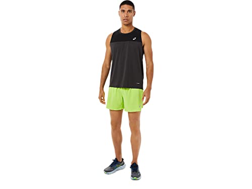 Foto von ASICS 2011C240-001 Race Singlet Vest Men's Leistung schwarz/Graphitgrau L