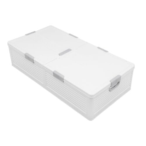 Weiß Aufbewahrungsbox Aufbewahrungsorganizer Aufbewahrungsbox mit Decke, für Schlafzimmer, Badezimmer, Kleiderschrank, Waschküche, Hauswirtschaftsraum, Kinderzimmer, Klassenzimmer, Büro