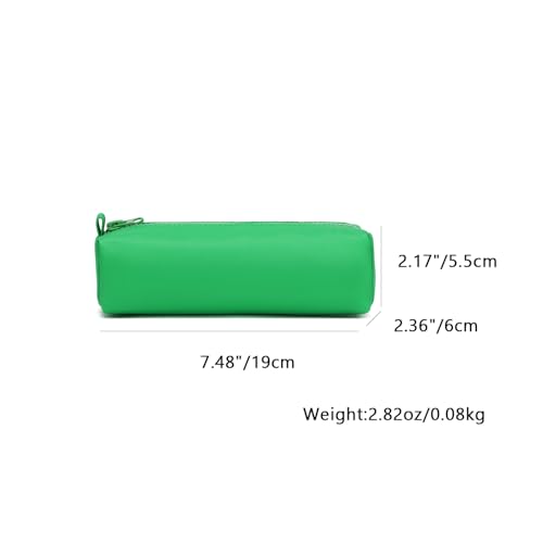 Image of Pencil Case Lightweight and Durable Ideal Pencil Pouch for School and Office Supplies (Grass Green,Oxford)