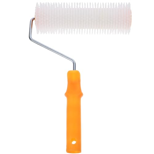 BUGUUYO de Púas Autonivelante para Pintura Epoxi y Suelos con Mango Ergonómico y Diseño Antiburbujas para Uso Pared y Mortero Color Aleatorio