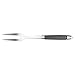 Anolon SureGrip Stainless Steel Meat Fork/Kitchen Tool, 13.25 Inch, Gray,46288
