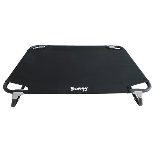 Bunty Folding Raised Dog Bed, Small - Waterproof, Elevated, Cooling Bed for Indoor & Outdoor Use - Easy Folding, Ideal for Camping - No Assembly Required