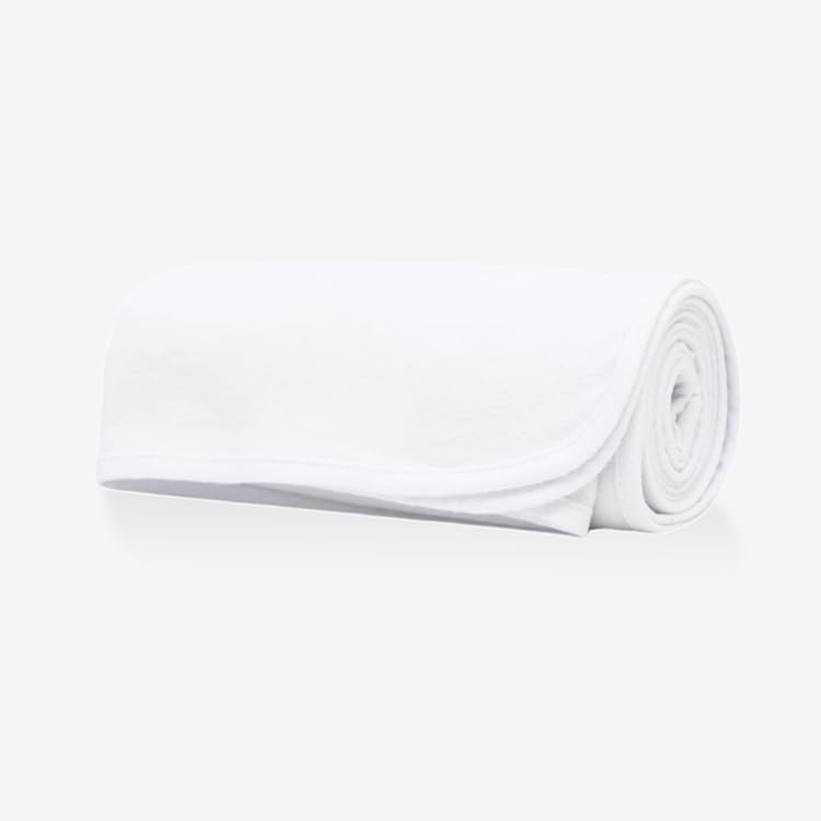 MOMS ON CALL Baby & Newborn Swaddle Blanket | 0-3 Months | Nursery Baby Gift | 48 X 48 Inch | 100% Cotton | Modern White with Gift Box
