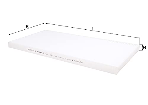 Filtro de aire de cabina Mahle Aftermarket GmbH 72467405 para una ventilación limpia