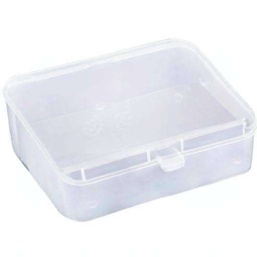 Thintinick - Paquete De 4 Recipientes Rectangulares De Plástico Transparente Con Tapa Con