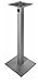 BFM Margate Square 19.7" Base For Silver Frame Longport 36" Square Top Bar Height Phtb20Sqsvtu