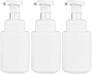 Yalbdopo 3Pcs 200ml Empty Foaming Soap Dispensers Pump Bottle, Refillable Liquid Hand Soap Dispenser Travel Containers Storage Holder Toiletries for Cleaning, Cosmetics, Perfect for Kitchen, Bathroom