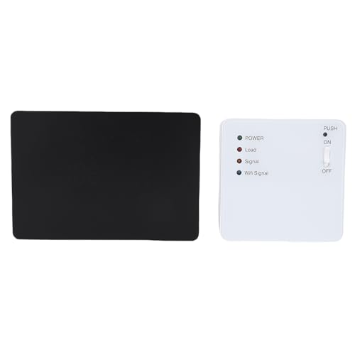 RASTKY Termostato WiFi Inteligente Controlador de Temperatura Programable para Oficina en Casa Diseño Montado en la Pared con Receptor Aplicación Control Remoto para Calefacción Eléctrica Material ABS