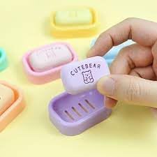 Image of Parshya Mini Soap Eraser Rubber for Kids Girls Boys Childern Birthday Return Gift,Classroom Non Dust Eraser Birthday Return Gift School College Stationery Suppliers(Pack of 6pcs)