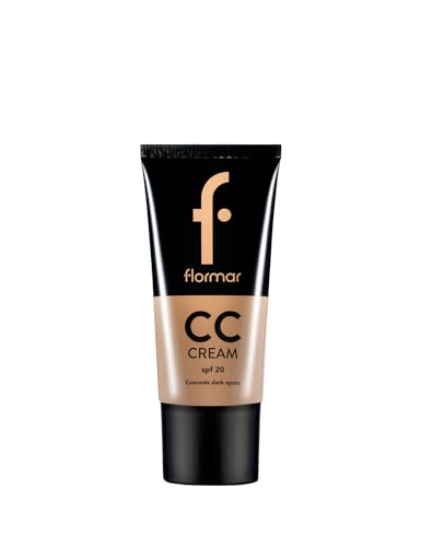 Flormar CC Cream Anti-Fatiga SPF 20 con textura cremosa para un look natural N.º CC04 - Anti-Fatigue