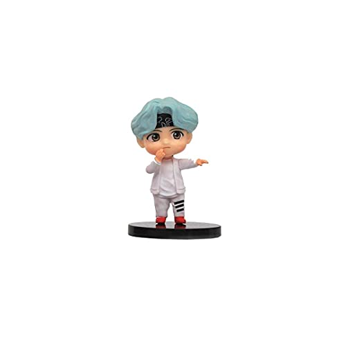 Image of BTS Tiny Tan - Set of 7 Kpop BTS Tiny Tans Action Figure Set Or Cake Topper Decoration Merchandise Showpiece for BTS Army to Keep in Office Desk Table Gift Kpop Lovers Toys D5 Multicolor