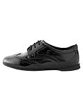 NEXT Mädchen Schnürbudapester aus Leder für die Schuhe Black Patent