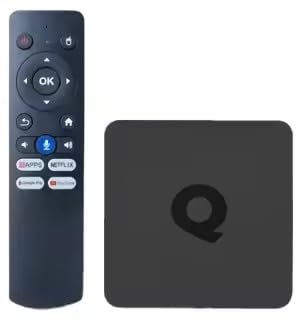 Q1 Android TV Box 2GB 16GB Android 10.0 reprodutor multimédia IP Allwiner H313 Quadcore Cortex-A53 2.4/5.0 GHz WiFi BT5.2 HDR10.0 3D 1080P 4K melhor que X96 Mini