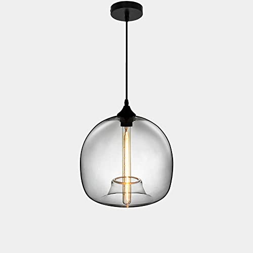 Suspension cafe retro en verre bocal pour éclairage de restaurant et salon