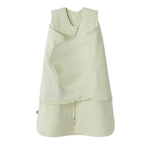 HALO SleepSack Swaddle | Cotton | 1.5 TOG | 68-75°F | 6-12 lbs |Sage