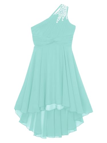 Robe de bal fille confortable asymétrique sans manche pour rester libre - 5