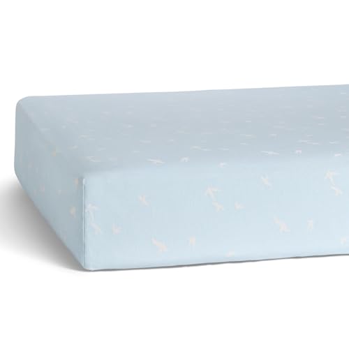 Image of Parker Baby Soft & Durable Fitted Baby Crib Sheets | Snug Fit for Standard Crib Mattresses | Machine Washable, Fade-Resistant & Modern Nursery Designs