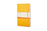 Moleskine Classic Notebook, Large, Ruled, Orange Yellow, Hard Cover (5 x 8.25) (Classic Notebooks)