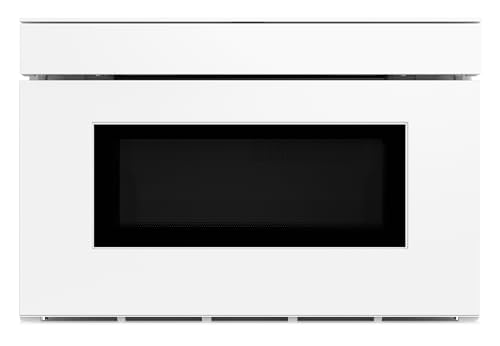 SHARP SMD2479MW Smart Microwave Drawer Oven with Easy Wave Open, 24-inch, 1.2 Cubic Feet, 950 Watt, Concealed Glass Touch Control Panel, Compatible with Alexa Certified, White