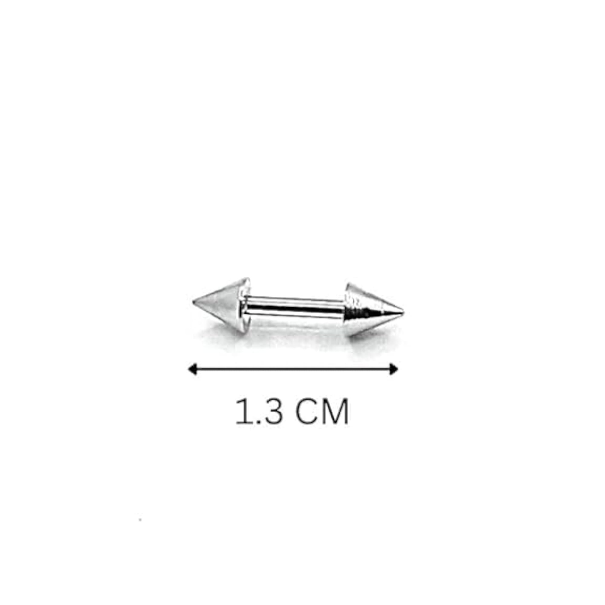 Boys' Silver Color Stainless Steel Arrow Stud Earrings