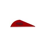 Bohning Blazer Archery Vane (100-Pack), Red