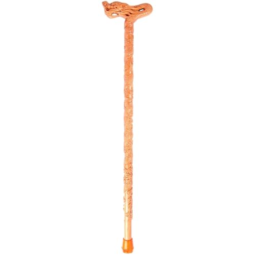 Canne de marche ergonomique pour homme et femme avec motif dragon robuste 150 kg