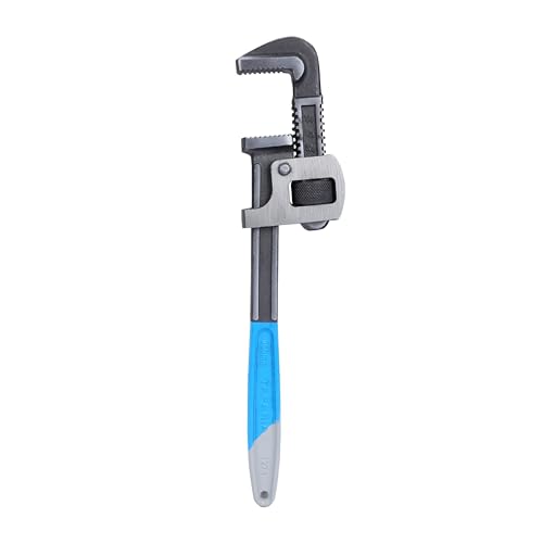 Taparia 1274 Steel (350mm) Stillson Type Pipe Wrench (Blue and Black), Box End