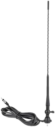 SZSAUTO Marine Radio Antenna 20 Inch Marine AM FM Stereo Antenna Replacement, Flexible Waterproof Rubber Boat Antennas for Marine Boat Car Truck RV Motorhome ATV UTV Tractor Motorcycle Yacht