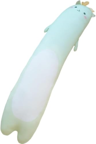 Barino 抱き枕 ぬいぐるみ 動物 冷感 だきまくら 夏用アイスシルクロング、ベッドサイド用、脚付き、子供用、快適な枕、クッション、取り外し可能、洗える かわいい もちもち 抗菌防臭 ふわふわ 夏 冷たい 涼しい 気持ちいい 快眠 (130cm(1.3